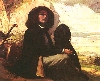 Courbet au chien noir