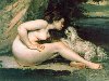 Femme nue au chien