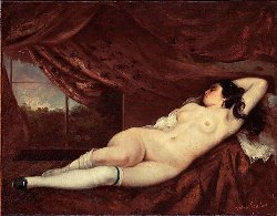 Femme nue couchée